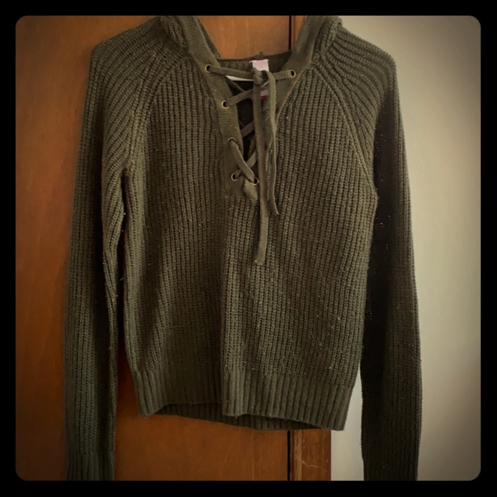 Green sweater